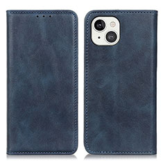 Leather Case Stands Flip Cover L26 Holder for Apple iPhone 13 Mini Blue