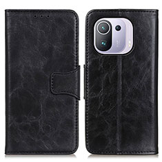 Leather Case Stands Flip Cover M02L Holder for Xiaomi Mi 11 Pro 5G Black