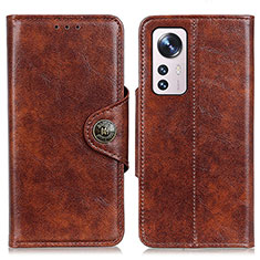 Leather Case Stands Flip Cover M04L Holder for Xiaomi Mi 12 5G Bronze