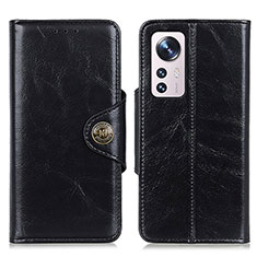 Leather Case Stands Flip Cover M04L Holder for Xiaomi Mi 12S 5G Black