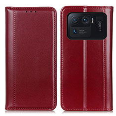 Leather Case Stands Flip Cover M05L Holder for Xiaomi Mi 11 Ultra 5G Red