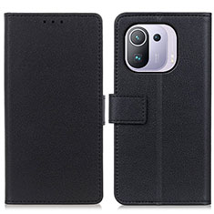 Leather Case Stands Flip Cover M08L Holder for Xiaomi Mi 11 Pro 5G Black