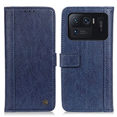 Leather Case Stands Flip Cover M10L Holder for Xiaomi Mi 11 Ultra 5G Blue