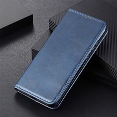 Leather Case Stands Flip Cover N03 Holder for Huawei P40 Blue