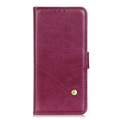 Leather Case Stands Flip Cover N03 Holder for Huawei P40 Pro+ Plus Red Wine