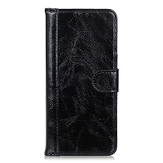 Leather Case Stands Flip Cover N04 Holder for Huawei P40 Pro+ Plus Black
