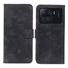 Leather Case Stands Flip Cover N06P Holder for Xiaomi Mi 11 Ultra 5G Black