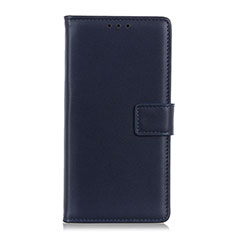 Leather Case Stands Flip Cover N08 Holder for Huawei P40 Navy Blue