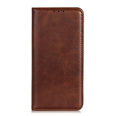 Leather Case Stands Flip Cover N09 Holder for Huawei P40 Pro+ Plus Brown