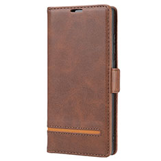 Leather Case Stands Flip Cover N11 Holder for Samsung Galaxy Note 20 5G Brown