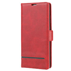 Leather Case Stands Flip Cover N11 Holder for Samsung Galaxy Note 20 5G Red