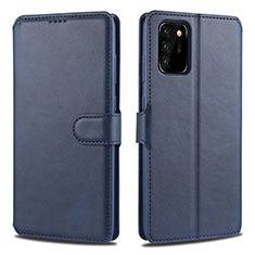 Leather Case Stands Flip Cover N12 Holder for Samsung Galaxy Note 20 Ultra 5G Blue