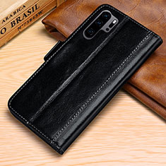 Leather Case Stands Flip Cover P03 Holder for Huawei P30 Pro New Edition Black