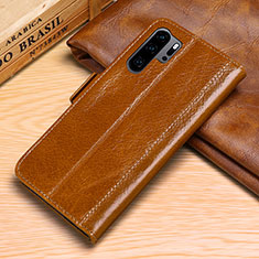 Leather Case Stands Flip Cover P03 Holder for Huawei P30 Pro New Edition Orange
