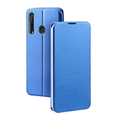 Leather Case Stands Flip Cover T01 Holder for Huawei Honor 20E Blue