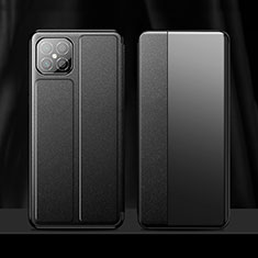 Leather Case Stands Flip Cover T01 Holder for Huawei Nova 8 SE 5G Black