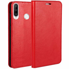 Leather Case Stands Flip Cover T01 Holder for Huawei P30 Lite New Edition Red