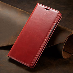 Leather Case Stands Flip Cover T01 Holder for Huawei P30 Pro New Edition Red
