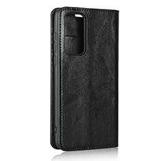 Leather Case Stands Flip Cover T01 Holder for Huawei P40 Black