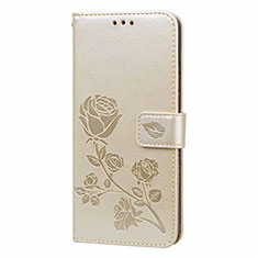 Leather Case Stands Flip Cover T01 Holder for Huawei P40 Pro Gold