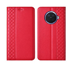 Leather Case Stands Flip Cover T01 Holder for Oppo Ace2 Red