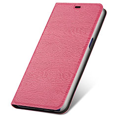 Leather Case Stands Flip Cover T01 Holder for Oppo R17 Neo Pink