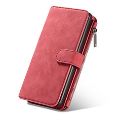 Leather Case Stands Flip Cover T01 Holder for Samsung Galaxy Note 10 Red