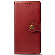 Leather Case Stands Flip Cover T01 Holder for Samsung Galaxy S20 5G Red