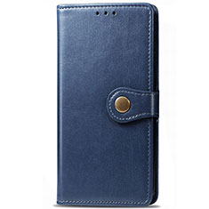 Leather Case Stands Flip Cover T01 Holder for Samsung Galaxy S20 Blue
