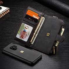 Leather Case Stands Flip Cover T01 Holder for Samsung Galaxy S9 Black