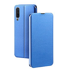 Leather Case Stands Flip Cover T01 Holder for Xiaomi Mi A3 Blue