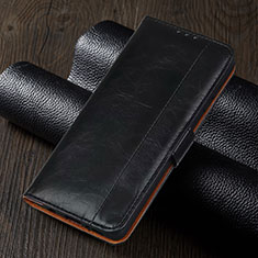 Leather Case Stands Flip Cover T01 Holder for Xiaomi Poco M2 Pro Black