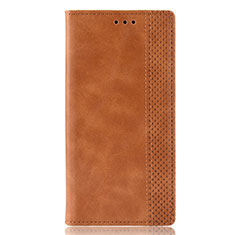 Leather Case Stands Flip Cover T01 Holder for Xiaomi Redmi 9A Orange