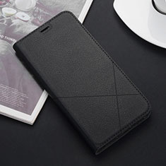 Leather Case Stands Flip Cover T02 Holder for Apple iPhone 11 Pro Black