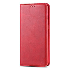 Leather Case Stands Flip Cover T02 Holder for Huawei Honor 20 Lite Red