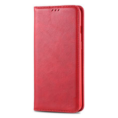 Leather Case Stands Flip Cover T02 Holder for Huawei Honor 20E Red