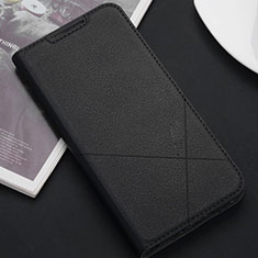 Leather Case Stands Flip Cover T02 Holder for Huawei Nova 5 Pro Black