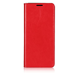 Leather Case Stands Flip Cover T02 Holder for Oppo Find X2 Pro Red