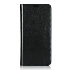 Leather Case Stands Flip Cover T02 Holder for Oppo K7 5G Black