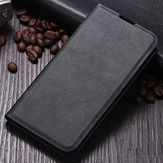 Leather Case Stands Flip Cover T02 Holder for Oppo RX17 Neo Black
