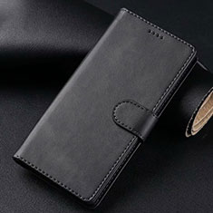 Leather Case Stands Flip Cover T02 Holder for Samsung Galaxy S20 Plus Black
