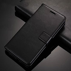 Leather Case Stands Flip Cover T02 Holder for Xiaomi Redmi Note 8 (2021) Black