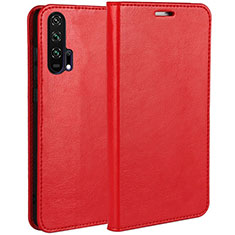 Leather Case Stands Flip Cover T03 Holder for Huawei Honor 20 Pro Red