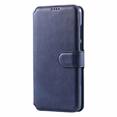 Leather Case Stands Flip Cover T03 Holder for Huawei Nova 4e Blue