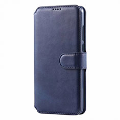 Leather Case Stands Flip Cover T03 Holder for Huawei P30 Lite Blue