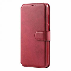 Leather Case Stands Flip Cover T03 Holder for Huawei P30 Lite New Edition Red