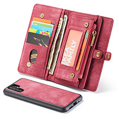 Leather Case Stands Flip Cover T03 Holder for Huawei P30 Pro New Edition Red