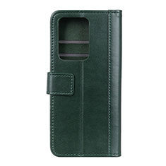 Leather Case Stands Flip Cover T03 Holder for Huawei P40 Pro+ Plus Green