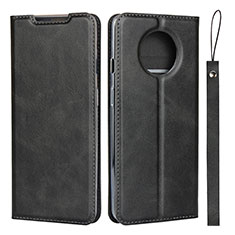 Leather Case Stands Flip Cover T03 Holder for OnePlus 7T Black