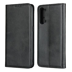 Leather Case Stands Flip Cover T03 Holder for Oppo Find X2 Lite Black